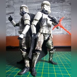 Star Wars The Black Series Stormtrooper Mimban Duo Set No Box